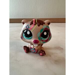 Littlest Pet Shop LPS Beaver #2134 Tan Body Pink Nose 2011